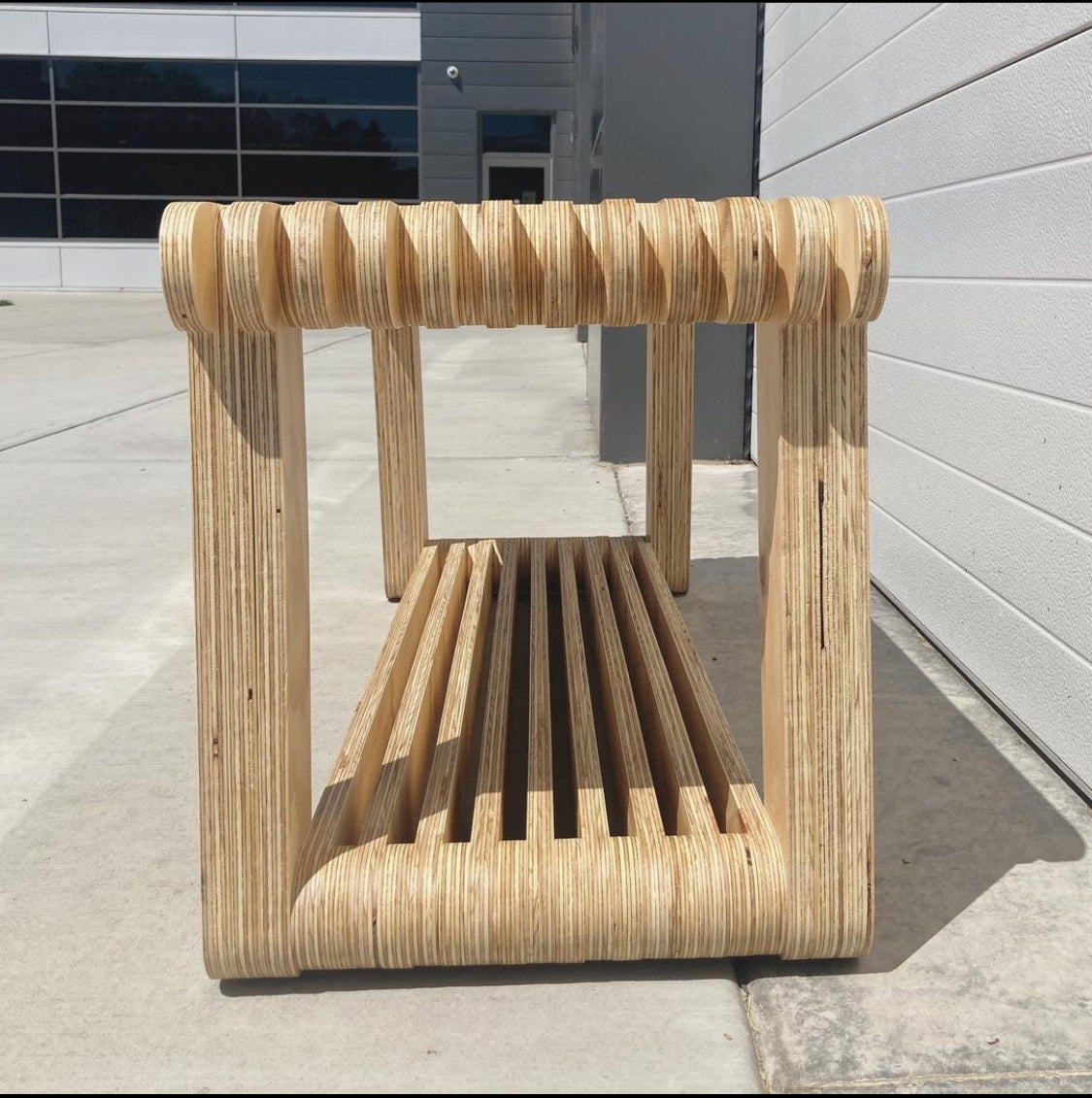 Slatted Bench