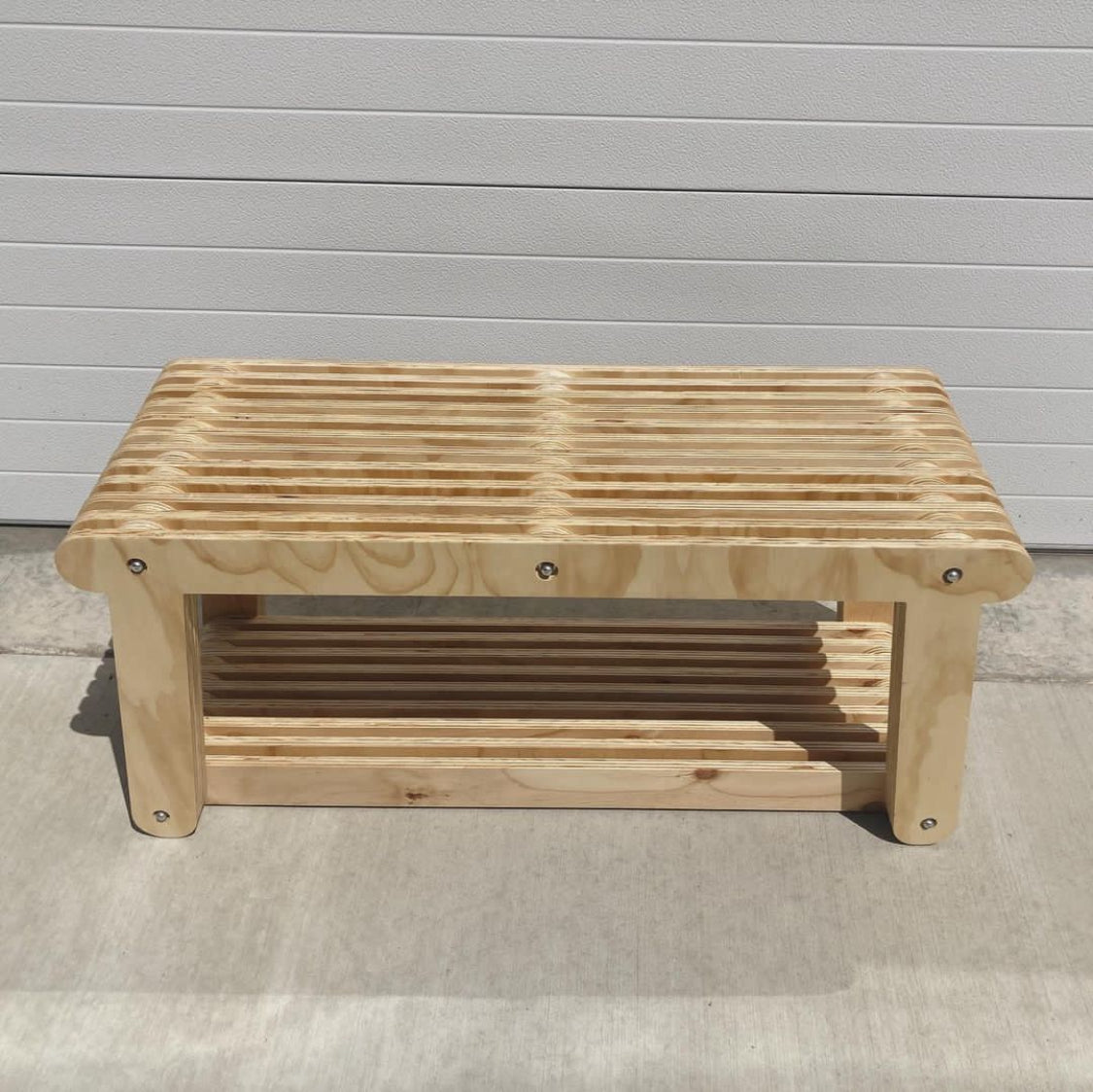 Slatted Bench